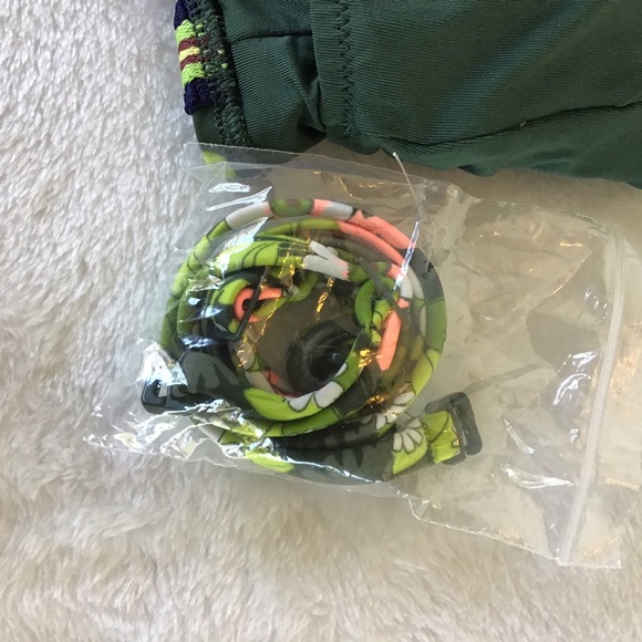 Aerie Swim Cheeky Green  Bandeau Bikini Size XS - Picture 9 of 10